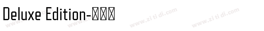 Deluxe Edition字体转换